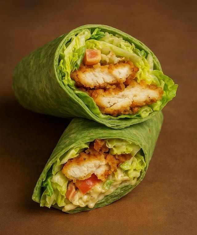 Chicken Caesar Wrap.