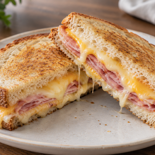 ~ Ham + Cheese Melt ~