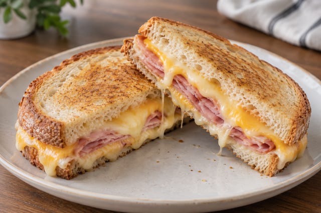 ~ Ham + Cheese Melt ~.