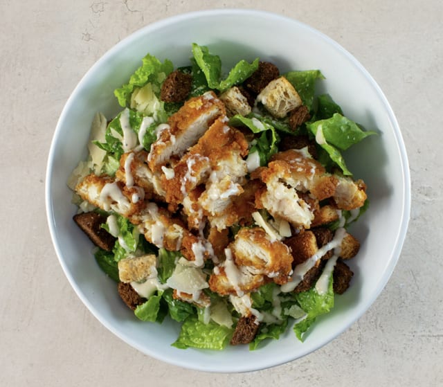 Chicken Caesar Salad.