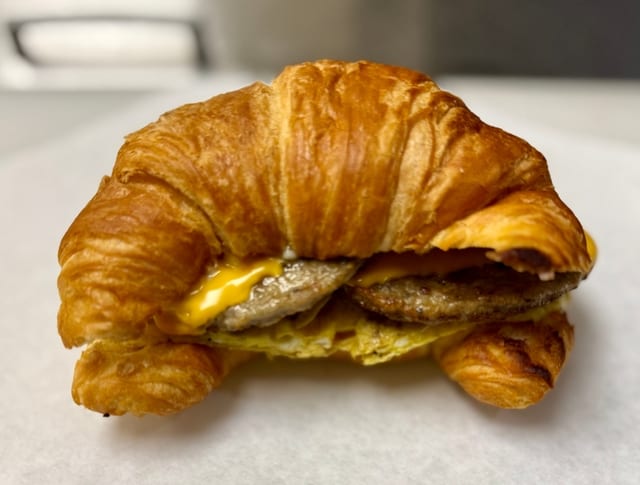 Croissant Sandwich.