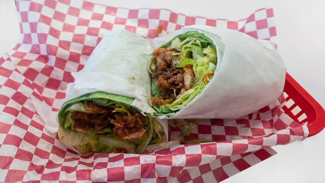 Asian Chicken Wrap.